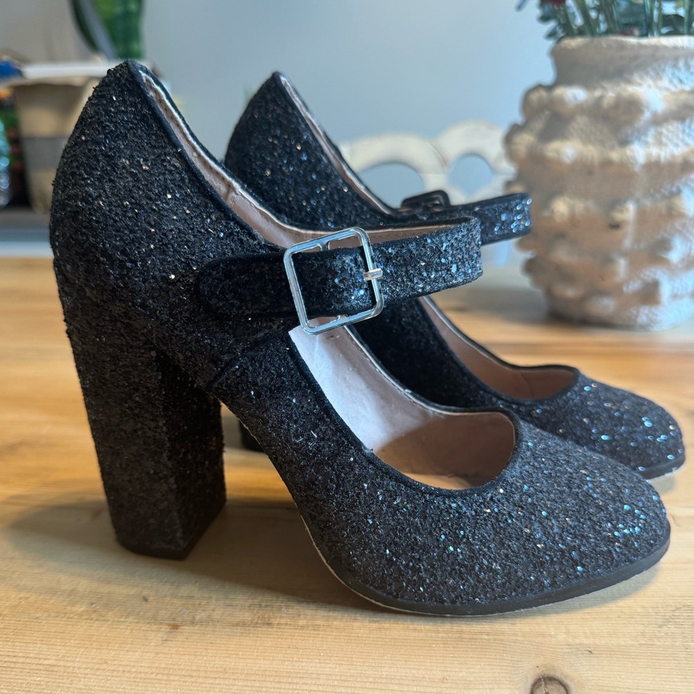 MIX NO. 6 Sparkle Mary Jane Heels